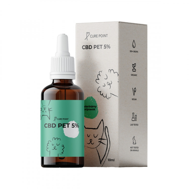 CBD PET 5%, olej