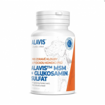 Alavis MSM+Glukosamín sulfát pre psov 60 tabliet 