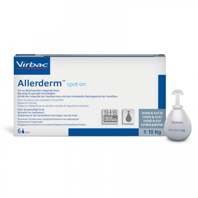 Virbac Allerderm Spot-On 6 x 4 ml